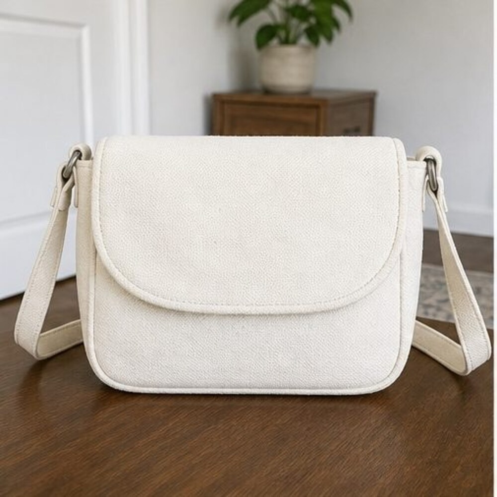 Espresso Woven Crossbody Bag